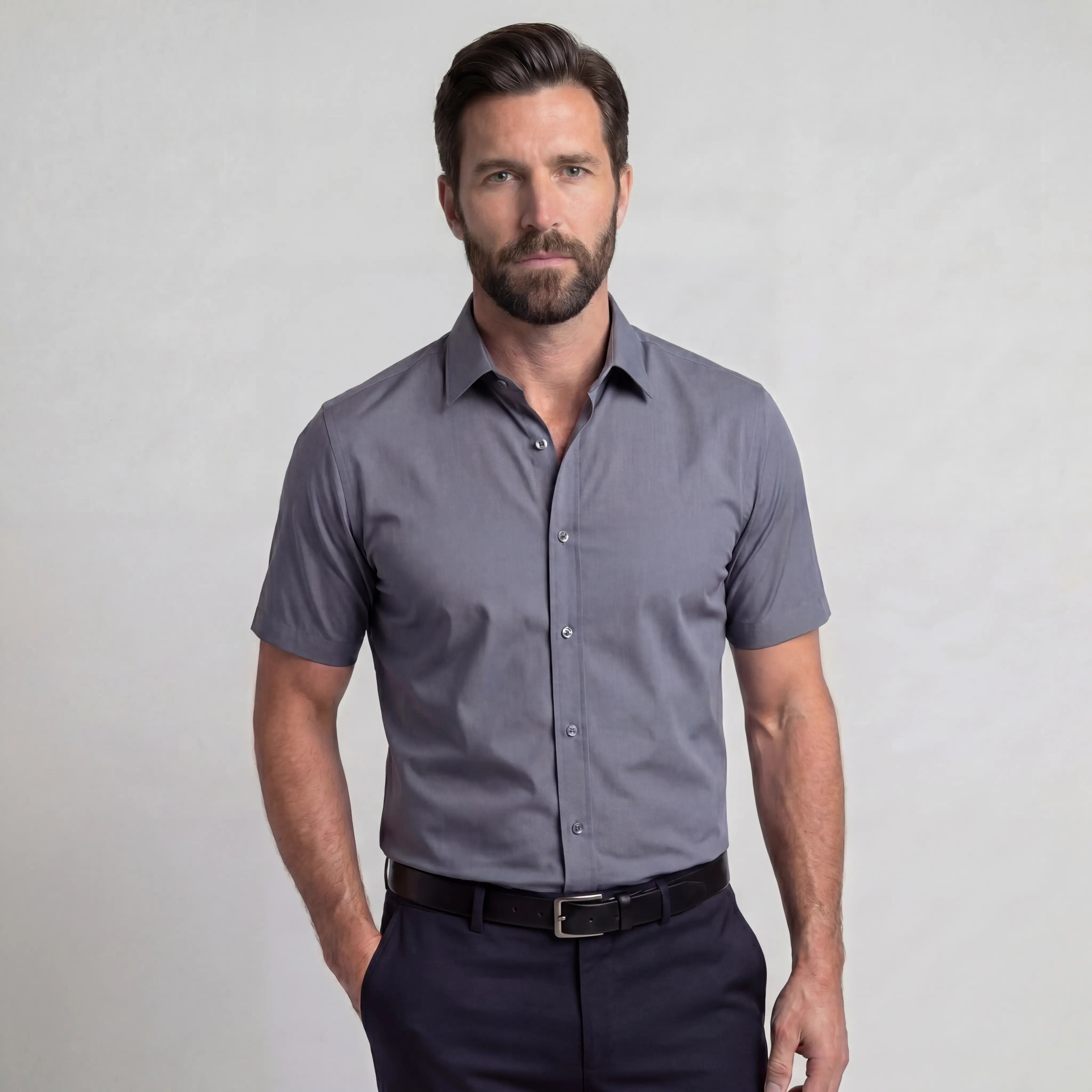 Chemise Ajustée à Manches Courtes - Image 13