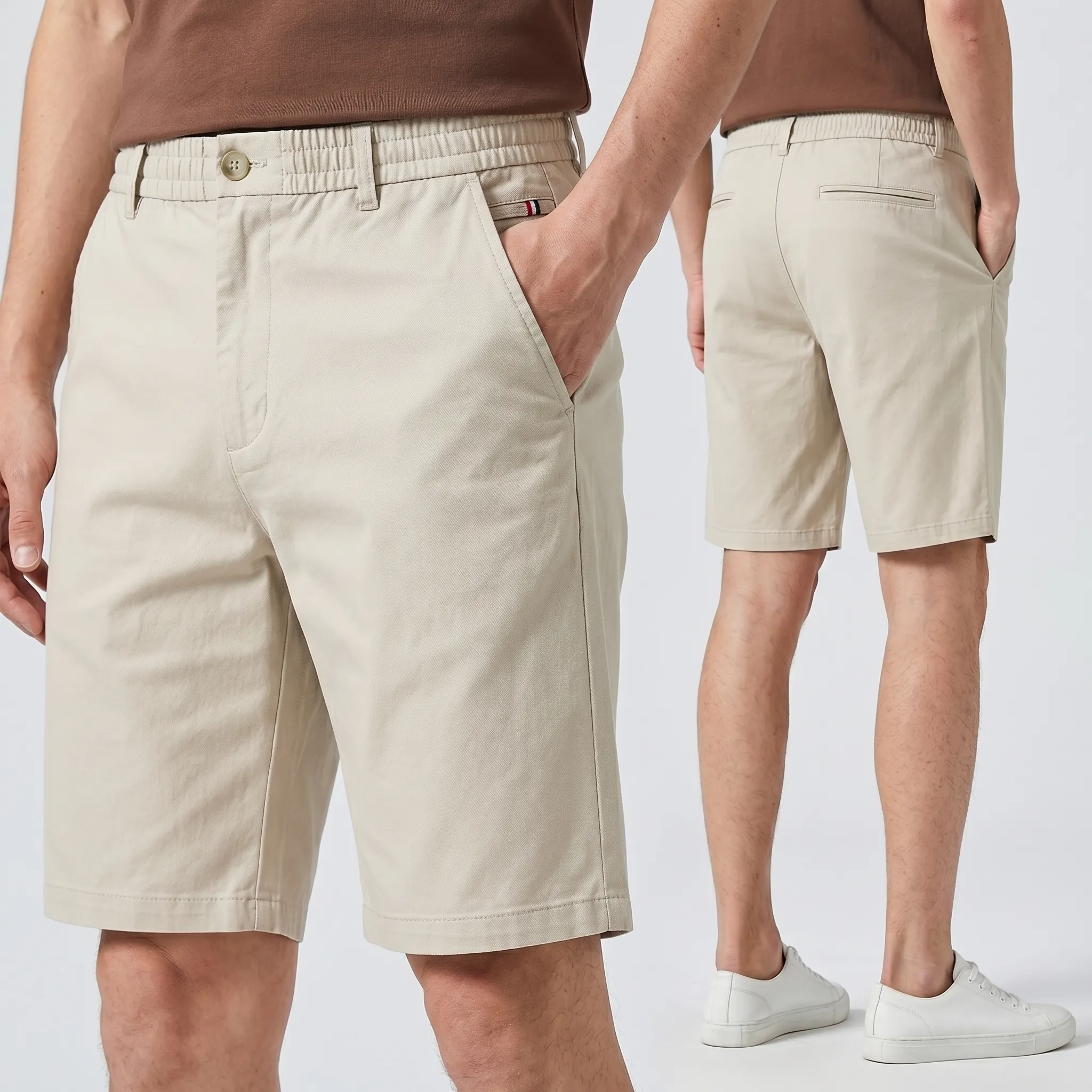 Short en coton extensible MorphoFit™ - Image 5
